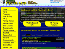 Tablet Screenshot of fish.neorealms.com